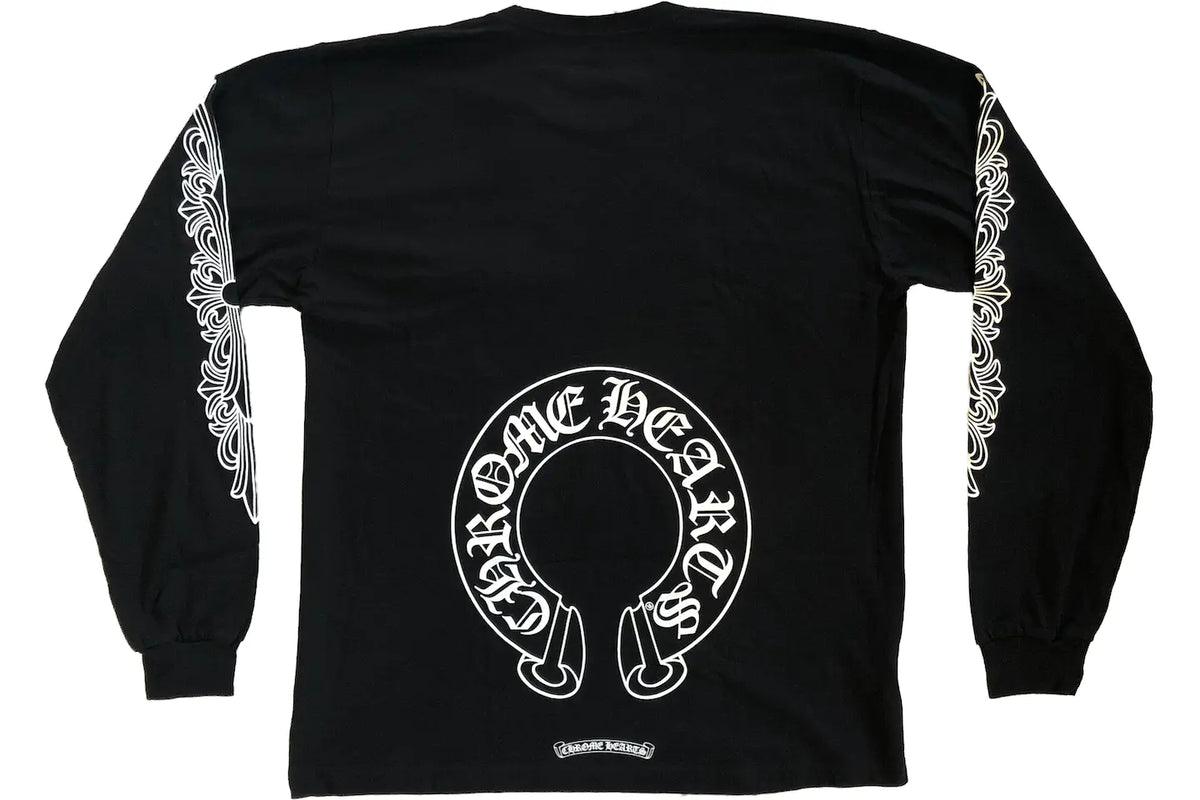 Chrome Hearts Horse Shoe L/S T-shirt Black – ENDLESS