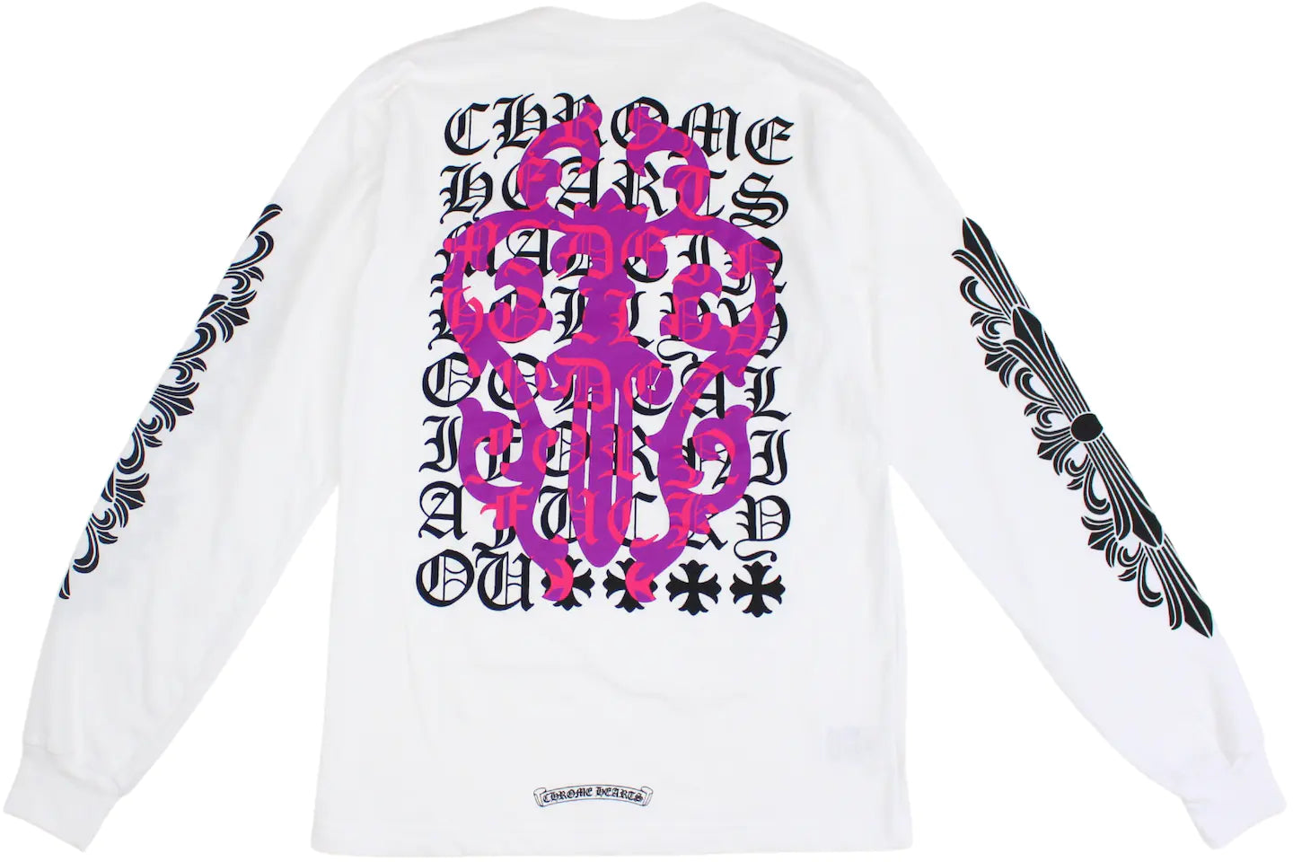 Chrome Hearts Eye Chart Dagger L/S T-shirt White/Pink – ENDLESS