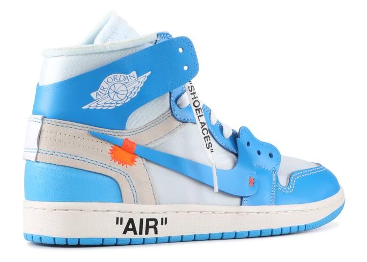 Jordan unc off on sale white