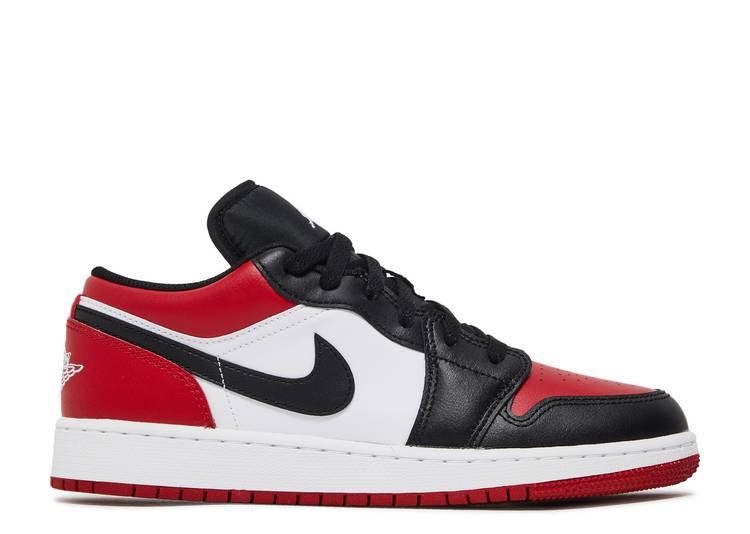 AIR JORDAN 1 LOW GS “BRED TOE”