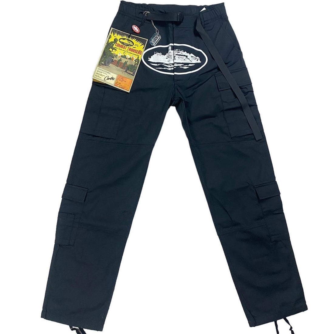 Corteiz 5 Starz Special Edition Black Guerillaz Cargo Pant Black