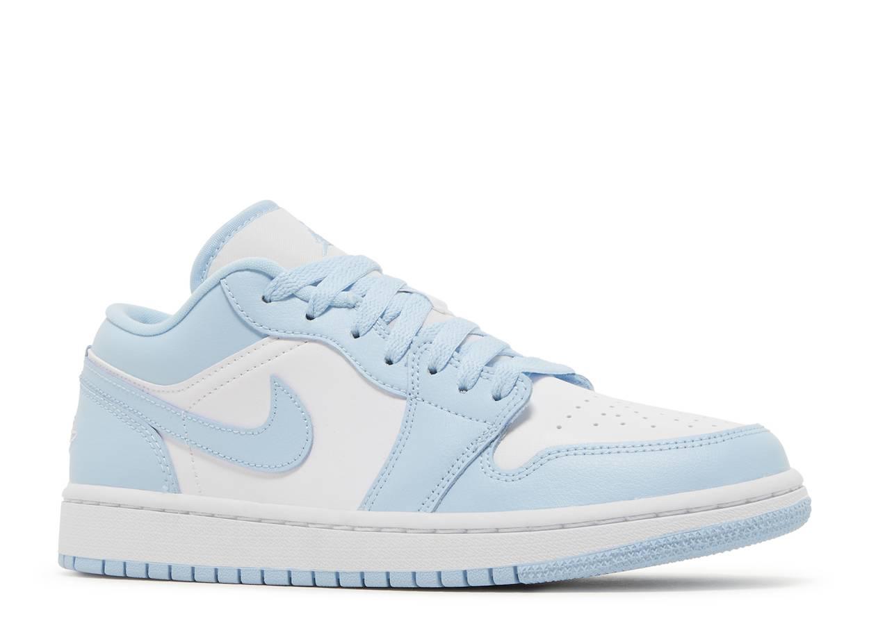 AIR JORDAN 1 LOW WOMENS ICE BLUE ALUMINUM ENDLESS