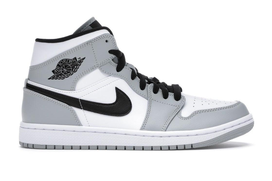 Jordan 1 sale mid grey white